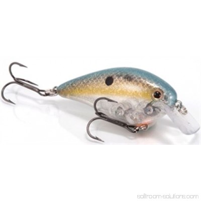 Strike King HCKVDS1.5-500 KVD 1.5 Silent Square Crankbaits Clear Ghost Sexy Shad